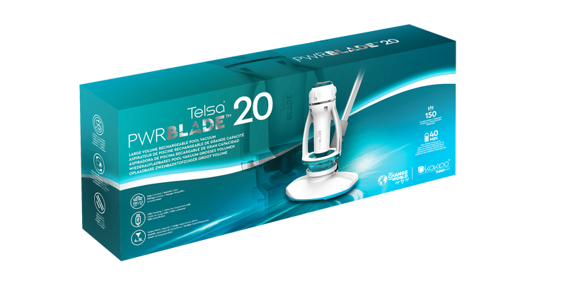 Load image into Gallery viewer, Telsa 20 Power Blade Rechargeable Pool Spa Hot Tub Vacuum with Pole