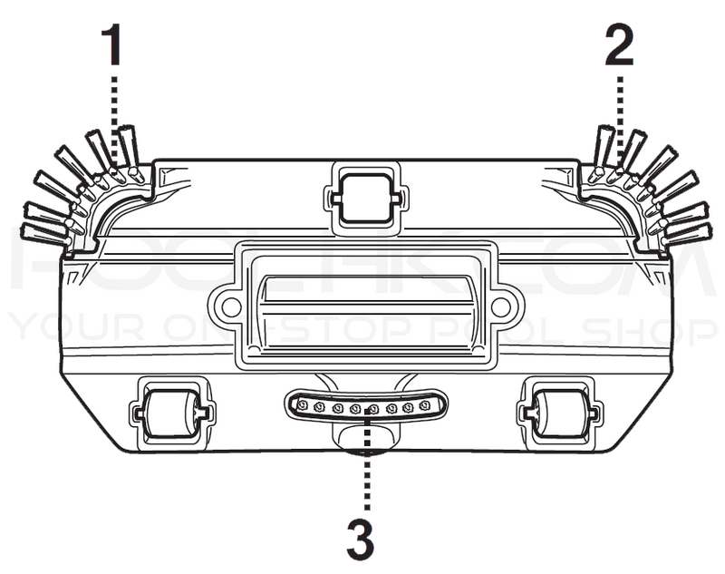 Load image into Gallery viewer, Bottom Brush & Side Brush (Left & Right Set of 3) for VOLTERA 55