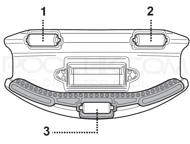 Load image into Gallery viewer, Replacement Bottom wheels (3pcs) for EV75 Kokido Voltera 75