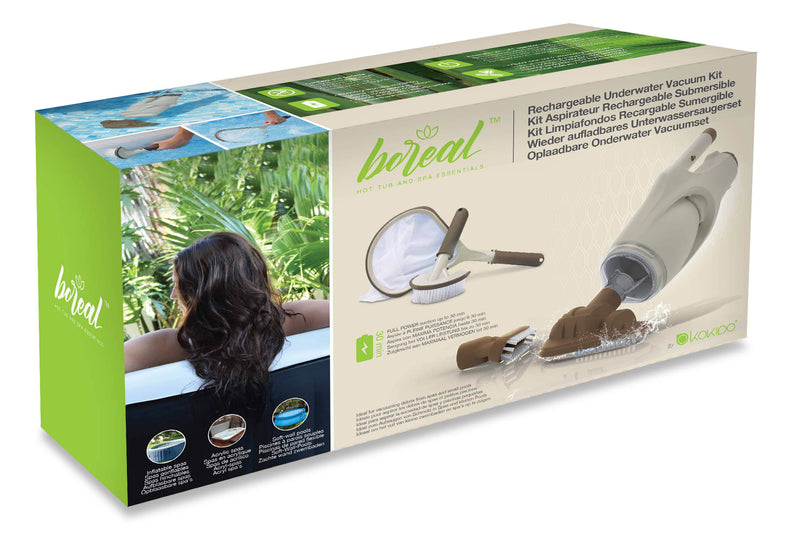 Load image into Gallery viewer, Boreal™ 05 Rechargeable Underwater Pool Vacuum Kit w/ Suction & Brush Head