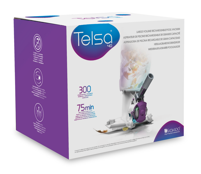 Load image into Gallery viewer, Telsa® 40 Mini Leaf Eater Pool Vacuum Cleaner Kokido (EV40)