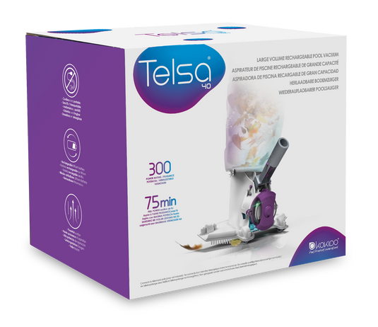 Telsa® 40 Penyedot Debu Kolam Pemakan Daun Mini Kokido (EV40)