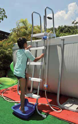 Step N Wash Footbath for Soft Wall Pools