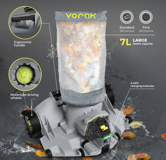 VORAK Cordless Pool Robot (RC60)