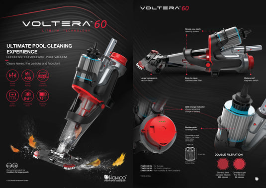 Voltera 60 3-IN-1 ULTIMATE POOL CLEANING EXPERIENCE