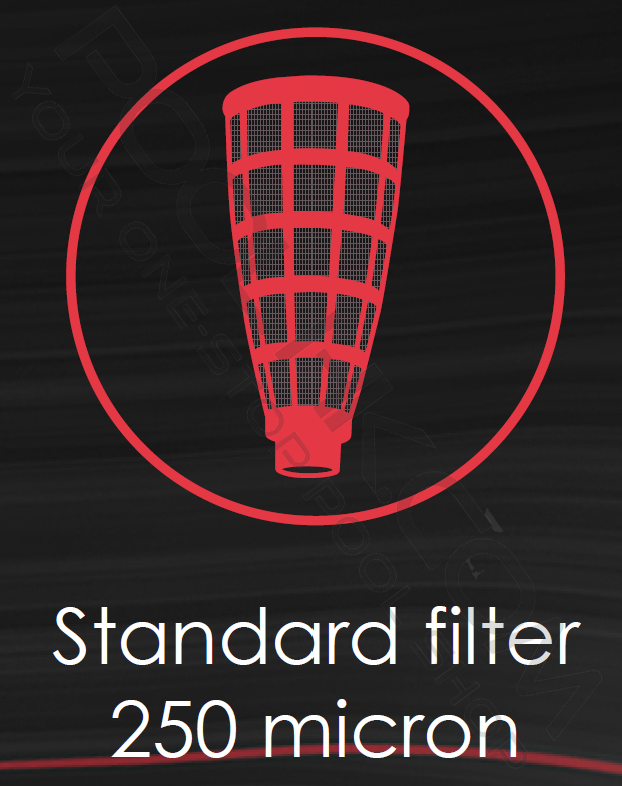 Kerucut Filter Standar dengan Penutup untuk EV55