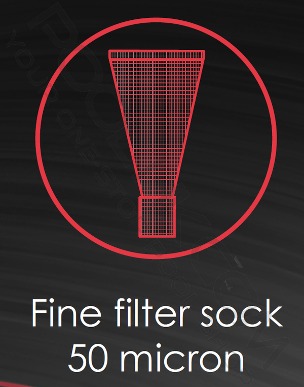 Stok Filter Halus dengan Penutup kerucut filter untuk EV55