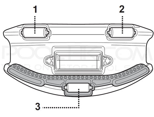 Replacement Bottom wheels (3pcs) for EV75 Kokido Voltera 75