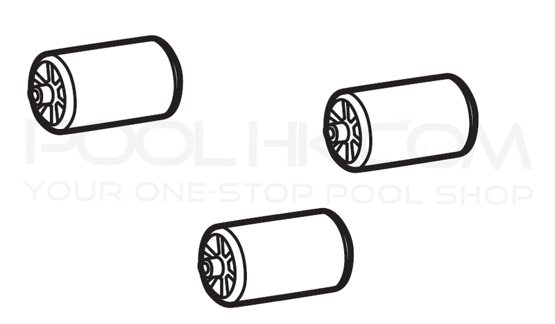 Replacement Bottom Wheels (3pcs) for Voltera 105 (EV105)