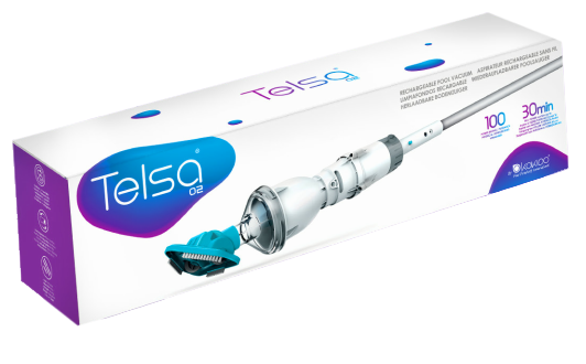 Telsa® 02 Your Pool Vacuum Cleaner Essential [Pole Included]
