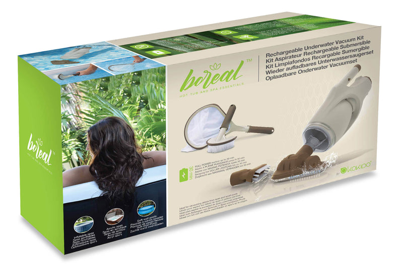 Load image into Gallery viewer, Boreal™ 05 Rechargeable Underwater Pool Vacuum Kit w/ Suction &amp; Brush Head
