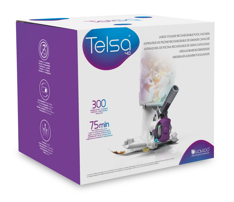 Telsa® 40 Mini Leaf Eater Pool Vacuum Cleaner Kokido (EV40)