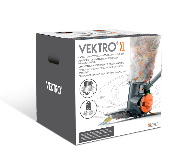 VEKTRO XL "DELUXE"  Large Capacity Pool Vacuum Cleaner (EV95)